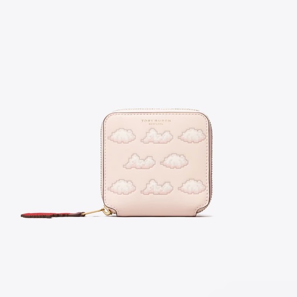 Limited Edition Tory Burch Year of the Dragon wallet in Delicate Pink NWT - Picture 2 of 4